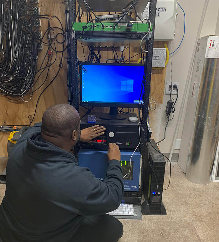 Computer repair project documentation and before after photos