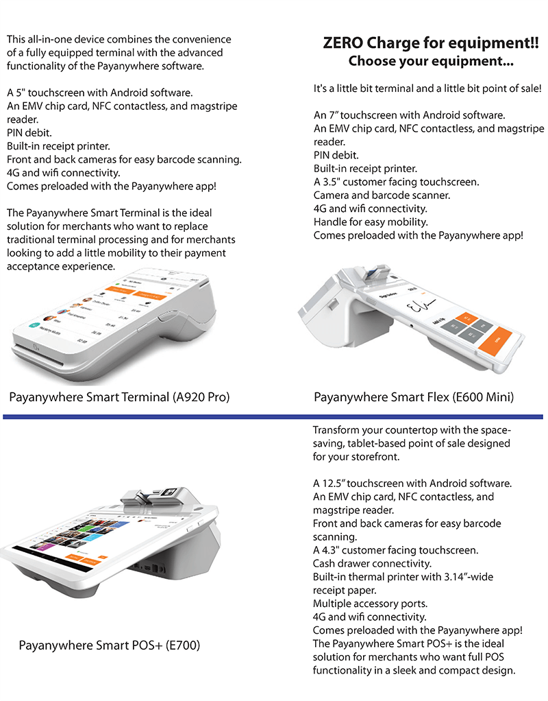 Edge credit card processing program details